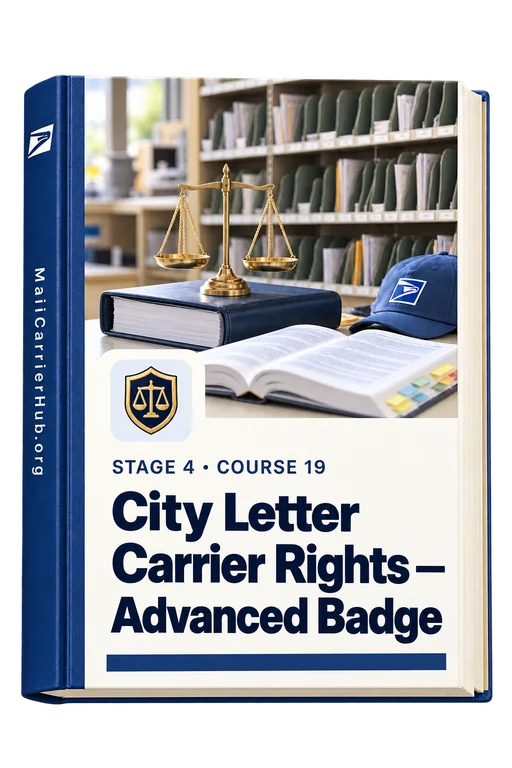 City Letter Carrier Rights — Advanced Badge